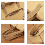 Large Canvas Tote Bag Women's Shopping School Shoulder Bag Ladies Handbag