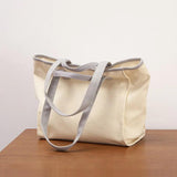 Large Canvas Tote Bag Women's Shopping School Shoulder Bag Ladies Handbag