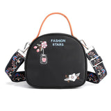 Small Round Shoulder Bag Teen Girls Mini Crossbody Handbag Lady Clutch