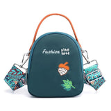 Small Round Shoulder Bag Teen Girls Mini Crossbody Handbag Lady Clutch