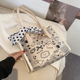 Large Capacity Women Bag Transparent Jelly Handbag Shoulder Bag