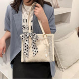 Large Capacity Women Bag Transparent Jelly Handbag Shoulder Bag