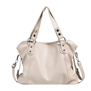 Women Leather Tote Handbag Large Soft Sheepskin Crossbody Shoulder Bag