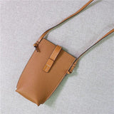 Cowhide Mini Phone Bag Lipstick Purse