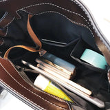 Vintage Bucket Bags Pu Leather Shoulder Bag Ladies Handbag