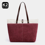 Canvas Shoulder Bag for Women Casual Travel Shopping Crossbody Handbag