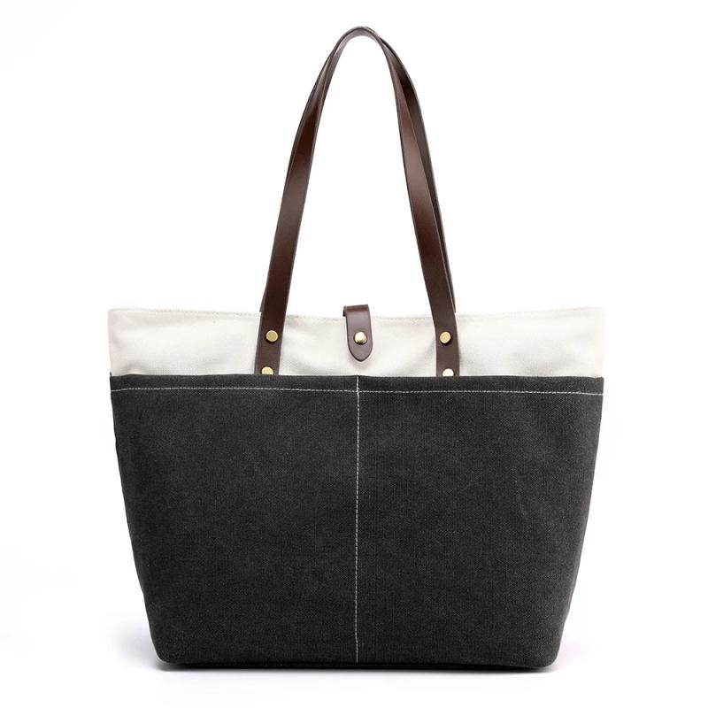 Canvas Shoulder Bag for Women Casual Travel Shopping Crossbody Handbag