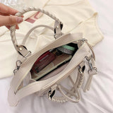 Rivets Crossbody Leather Bag Shoulder Messenger Clutch