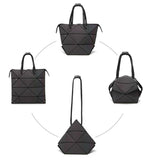 Luminous Geometric Fold Over Shoulder Bag for Women