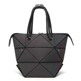 Luminous Geometric Fold Over Shoulder Bag for Women