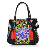Bohemian Tassel Embroidered Handbag Crossbody Shoulder Bag