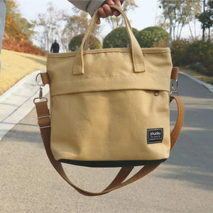 Canvas One-shoulder Messenger Bag Large-capacity Handbag
