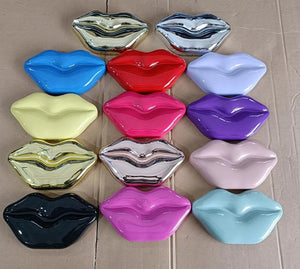 Sexy Lip Shape Party Clutch Evening Bag for Women Wedding Purses and Handbags