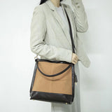 Scrub Patchwork Women Handbags Hobos Set Tote Bags with Purse Shoulder Bag