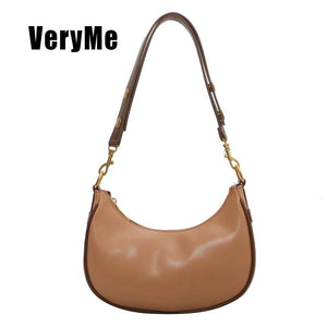 PU Leather Shoulder Messenger Bag Women Causal Handbags And Purse
