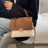 Winter Style Shoulder Bag Women's Fashion Handbag Large Capacity Messenger Bag