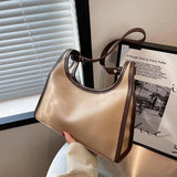 PU Leather Shoulder Messenger Sac Women Causal Handbags And Purse