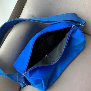 Women Shoulder Bag Wide Strap Oxford Crossbody Bag Large Female Sports Bags