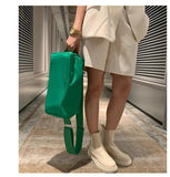 Women Shoulder Bag Wide Strap Oxford Crossbody Bag Large Female Sports Bags
