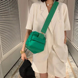 Women Shoulder Bag Wide Strap Oxford Crossbody Bag Large Female Sports Bags