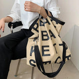 Large Capacity Retro Messenger Bag