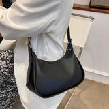 Solid Leather Female Shoulder Pack Crossbody Women Bag All-Match Handbag