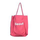 Canvas Shoulder Bag Large-capacity Tote Handbag