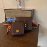 Retro Mini Square Bag Female One-shoulder Messenger Bag