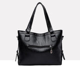 Women Shoulder Bags Lacquer PU Leather Handle Bags