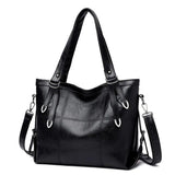 Women Shoulder Bags Lacquer PU Leather Handle Bags