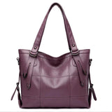 Women Shoulder Bags Lacquer PU Leather Handle Bags