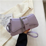 Half Moon Messenger Bag Shoulder Bags Chain Clutch Purse