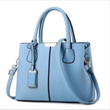 Vintage High Casual Tote Messenger Bag Leather Handbag