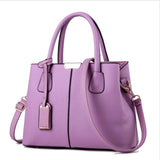 Vintage High Casual Tote Messenger Bag Leather Handbag