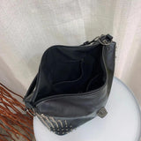Punk Rivet Skull Shoulder Bag Gothic Purses Handbag