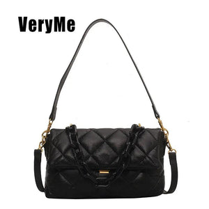 Women's Chain Messenger Bag Small Shoulder Mini Wallet