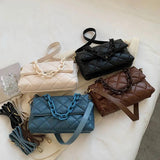 Women's Chain Messenger Bag Small Shoulder Mini Wallet