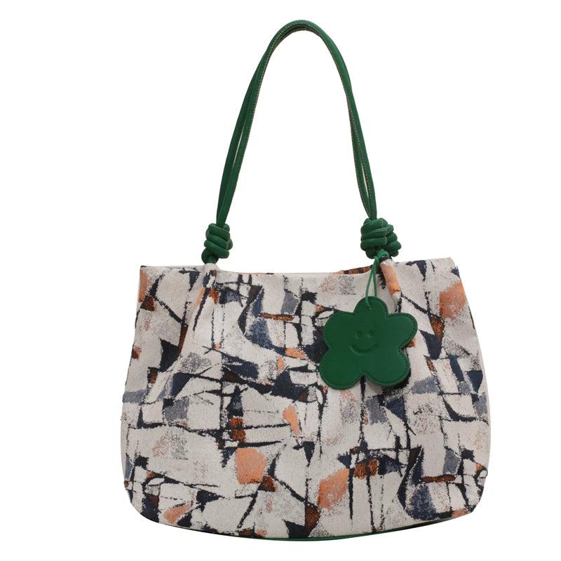 Canvas Tote Bag For Women Cloth Travel Shopper Pack Large Purse Handbags