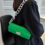 Pu Leather Baguette Women's Bag Ladies Handbag All-Match Female Shoulder Pack