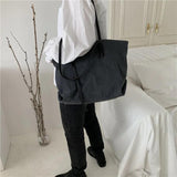 Canvas Shoulder Bag Large-capacity Handbag Shopping Bag