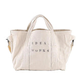 Canvas Shoulder Messenger Bag Retro Handbag Casual Letter Printing