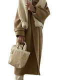 Literary Striped Canvas Lunch Tote Bag