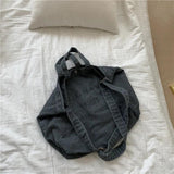 Canvas One-shoulder Messenger Bag Letter Printing Large-capacity