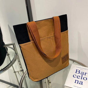 Japanese College Style Canvas Shoulder Bag