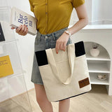 Japanese College Style Canvas Shoulder Bag