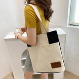 Japanese College Style Canvas Shoulder Bag
