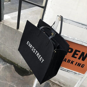 Canvas Large-capacity Handbag Shoulder and Underarm Tote Bag Women