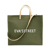 Canvas Large-capacity Handbag Shoulder and Underarm Tote Bag Women
