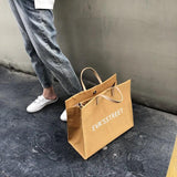 Canvas Large-capacity Handbag Shoulder and Underarm Tote Bag Women