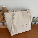 Nylon Shoulder Bag Large Capacity Shopping Tote Handbag